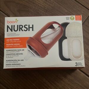 Boon Nursh Air-Free Feeding Bottles